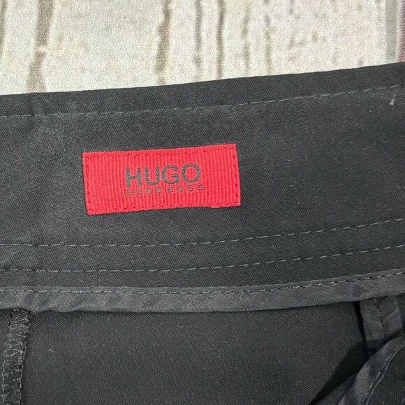 Hugo Boss Women’s Pants Stretch Trousers Front Stitched Crease - Picture 3 of 8